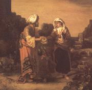 Barent fabritius The Expulsion of Hagar and Ishmael (mk33) oil